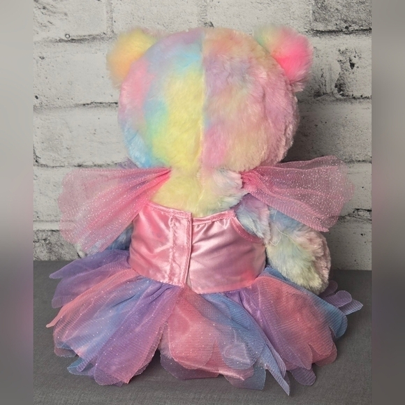 Build-A-Bear Rainbow Plush with Heartbeat Sound & Tutu Outfit 16" - Picture 5 of 12